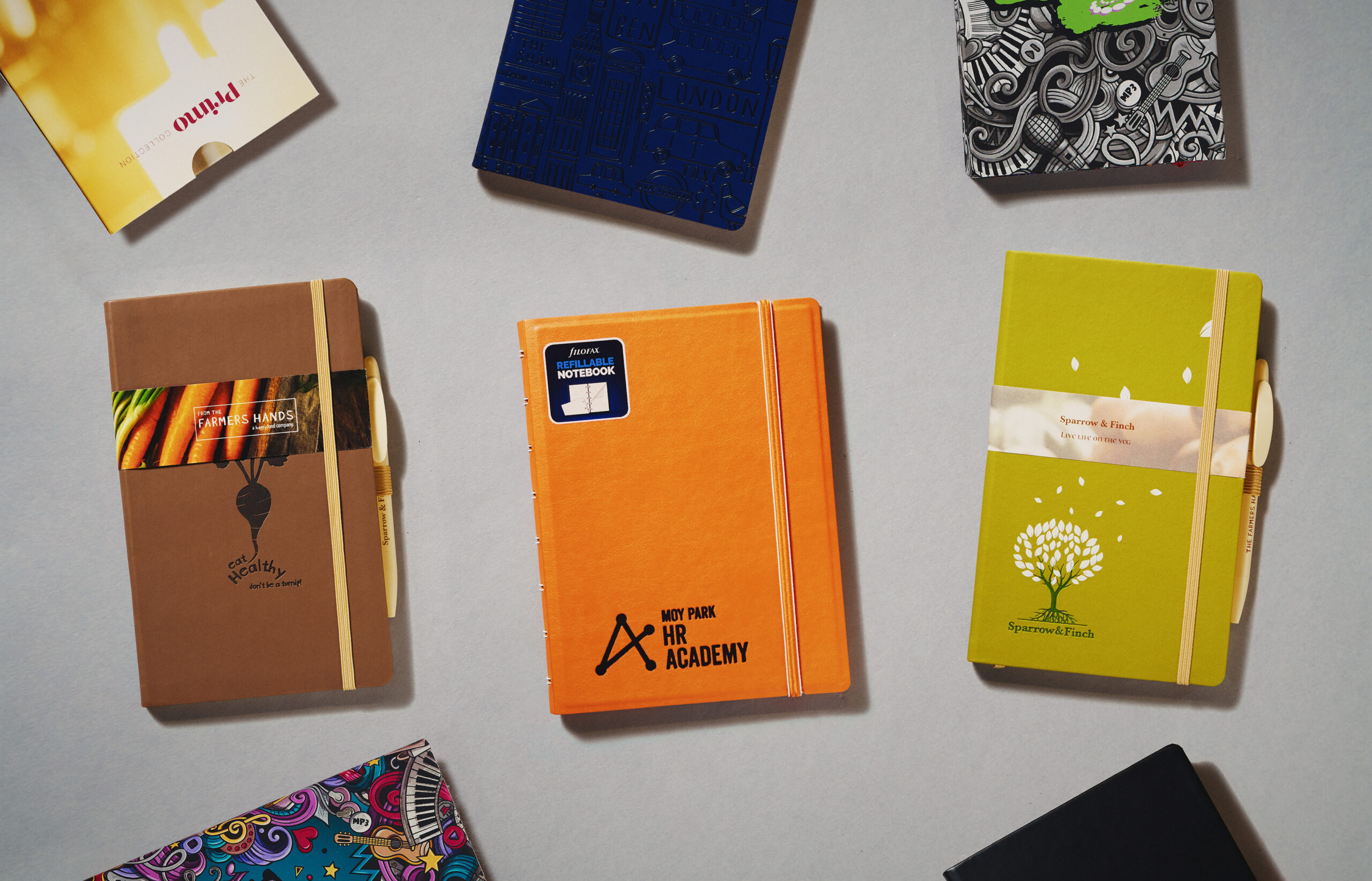 Branded notebooks